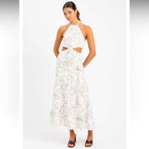 КООКАЇ LYRA CUT OUT MIDI DRESS